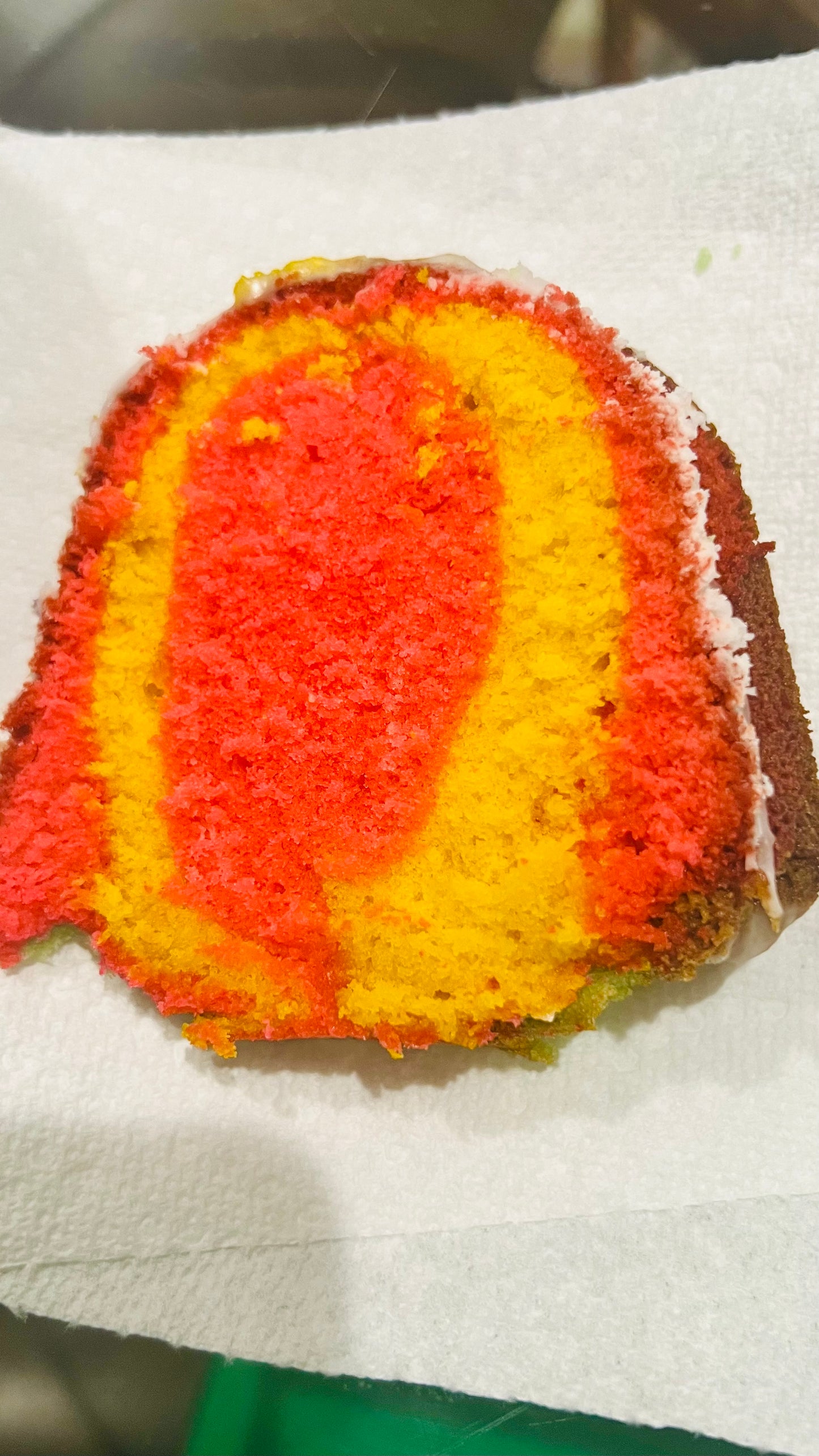 Rainbow Pound Cake